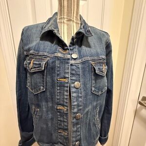 Women's J Crew Denim Jacket Large Jean jacket